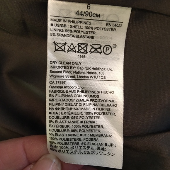 Banana Republic Heritage Gray Fringe Blazer Jacket - Picture 6 of 7